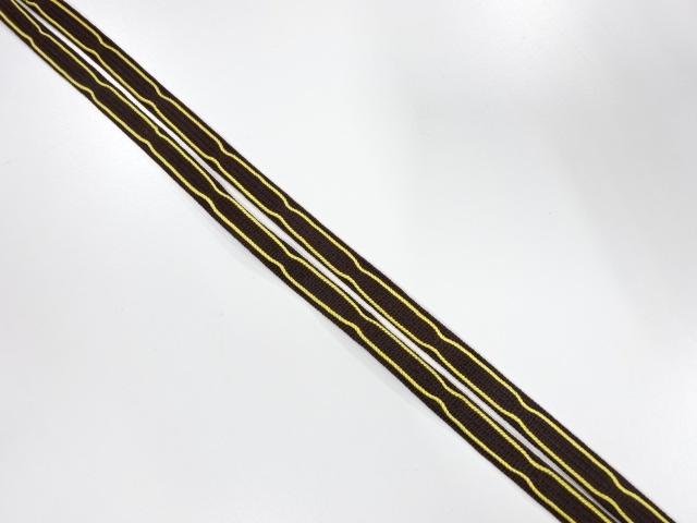 アンティーク　帯留め用　手組三分紐